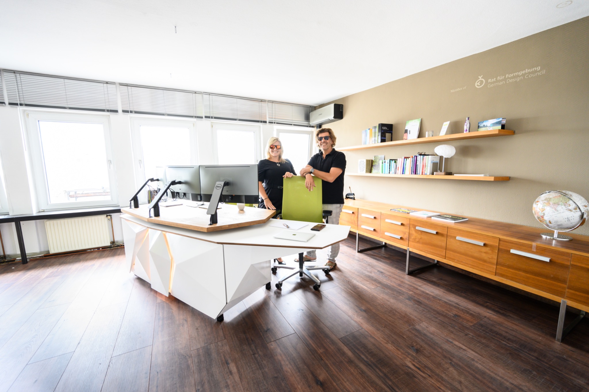 Janine Heck und Gerdum Enders im CODE LAB Kassel
