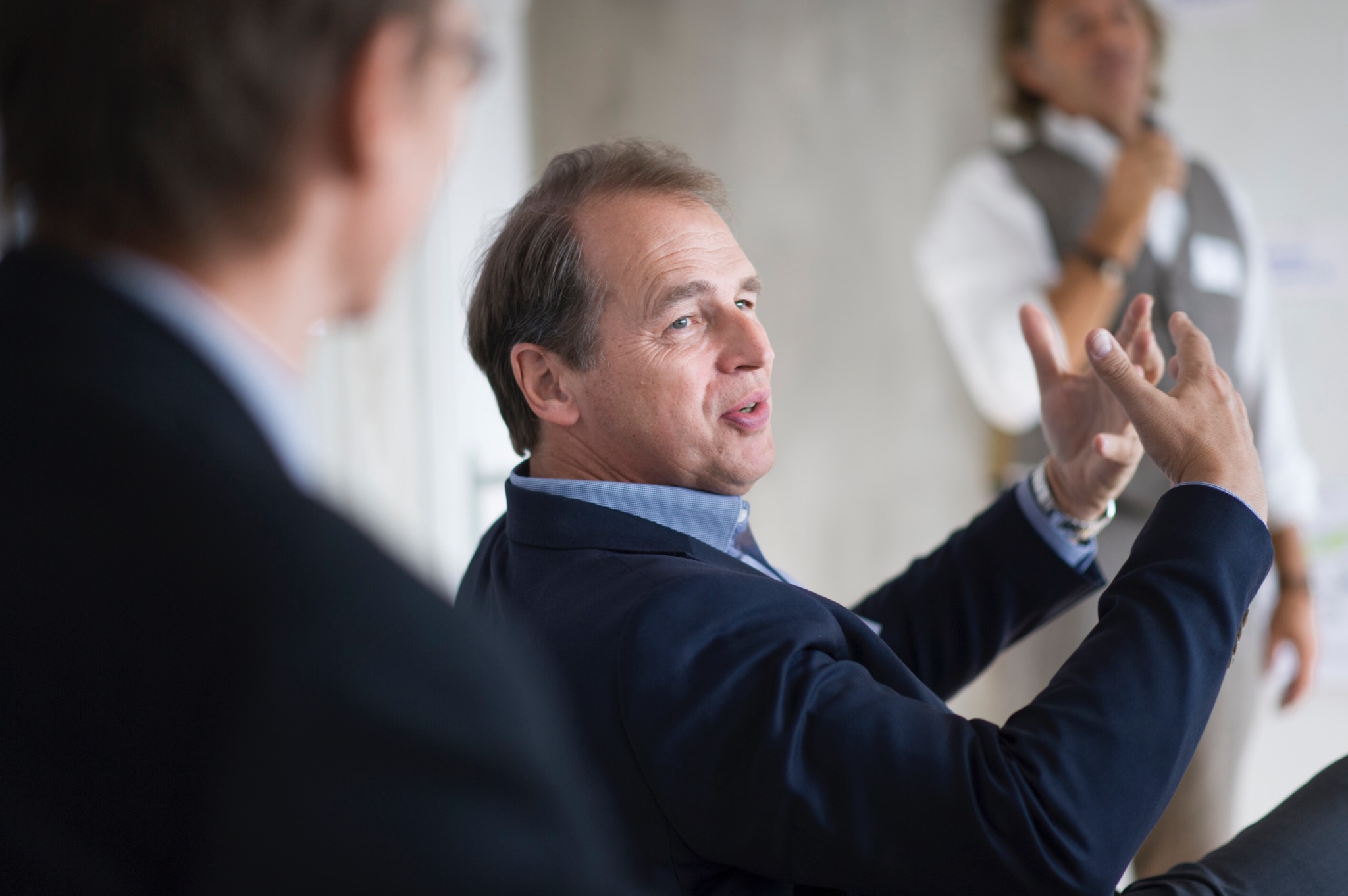 Jörg Ludwig Jordan im konzentrierten Austausch